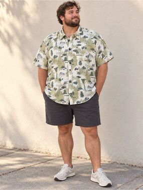 Title: Patagonia Go-To Bear Mountain Print Short Sleeve Shirt Men’s XXL